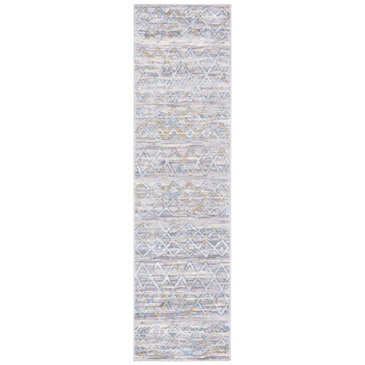 SAFAVIEH Lagoon Collection LGN517F Grey / Blue Rug Image 1