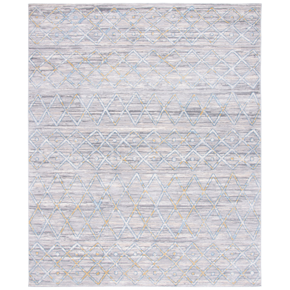 SAFAVIEH Lagoon Collection LGN517F Grey / Blue Rug Image 2