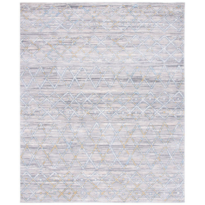 SAFAVIEH Lagoon Collection LGN517F Grey / Blue Rug Image 1