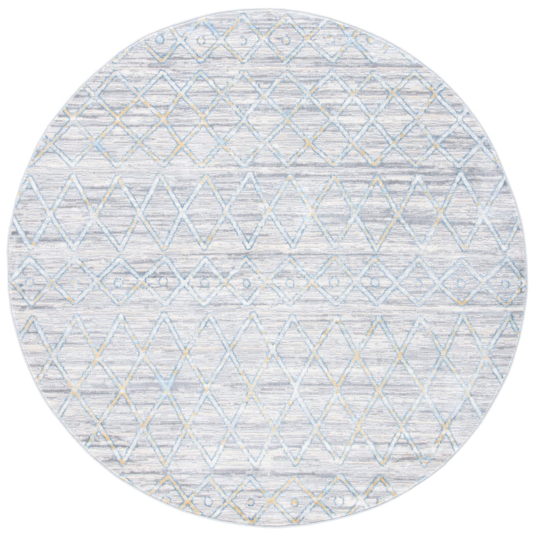 SAFAVIEH Lagoon Collection LGN517F Grey / Blue Rug Image 3