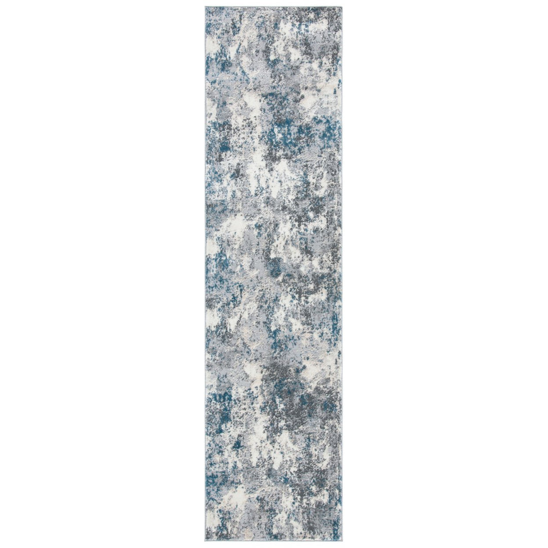 SAFAVIEH Lagoon Collection LGN521F Grey / Turquoise Rug Image 1