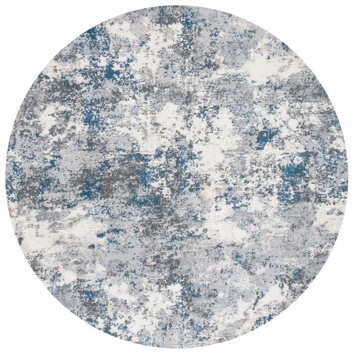 SAFAVIEH Lagoon Collection LGN521F Grey / Turquoise Rug Image 1