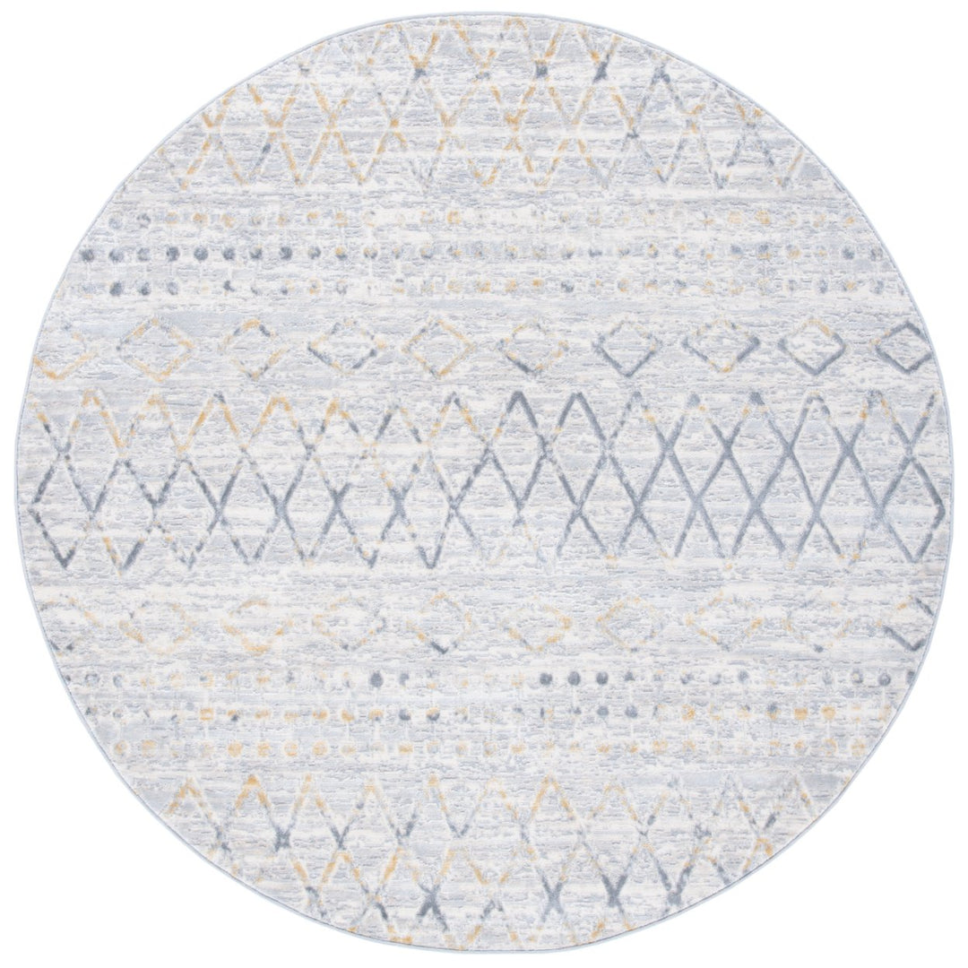 SAFAVIEH Lagoon Collection LGN519F Grey / Gold Rug Image 1