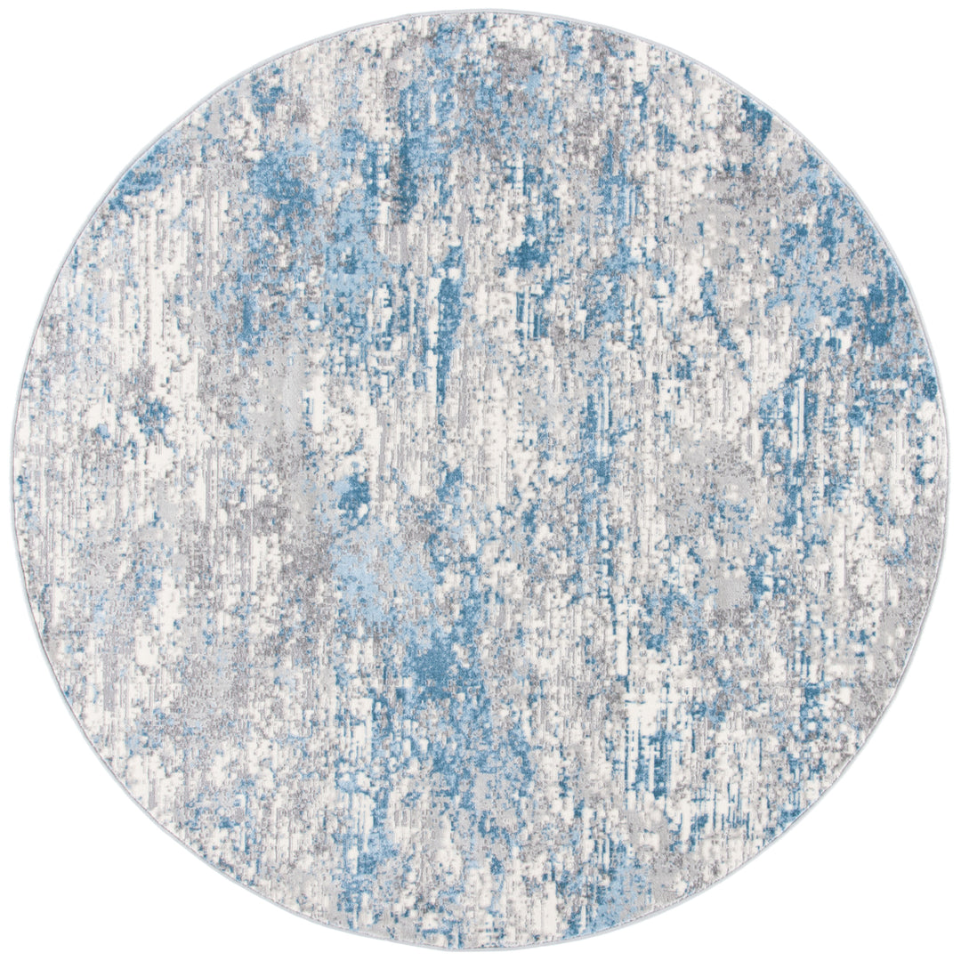 SAFAVIEH Lagoon Collection LGN570M Ivory / Blue Rug Image 2