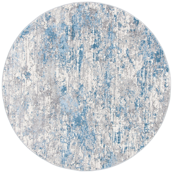 SAFAVIEH Lagoon Collection LGN570M Ivory / Blue Rug Image 2