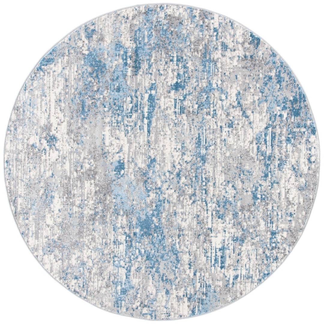 SAFAVIEH Lagoon Collection LGN570M Ivory / Blue Rug Image 1