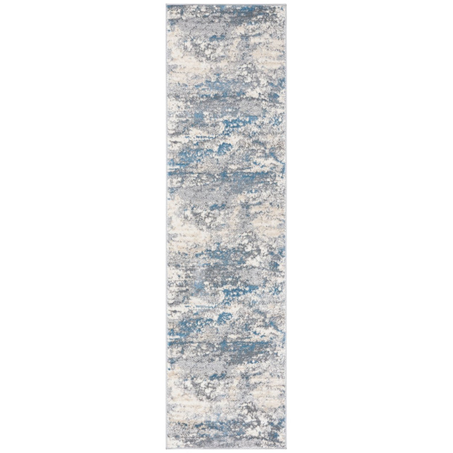 SAFAVIEH Lagoon Collection LGN571F Grey / Blue Rug Image 1