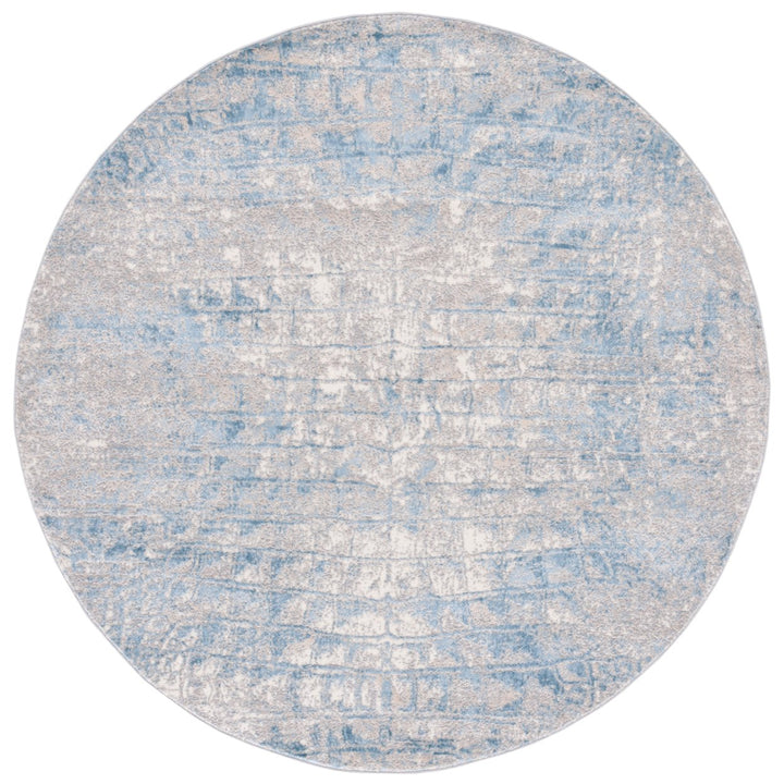 SAFAVIEH Lagoon Collection LGN574M Blue / Grey Rug Image 1