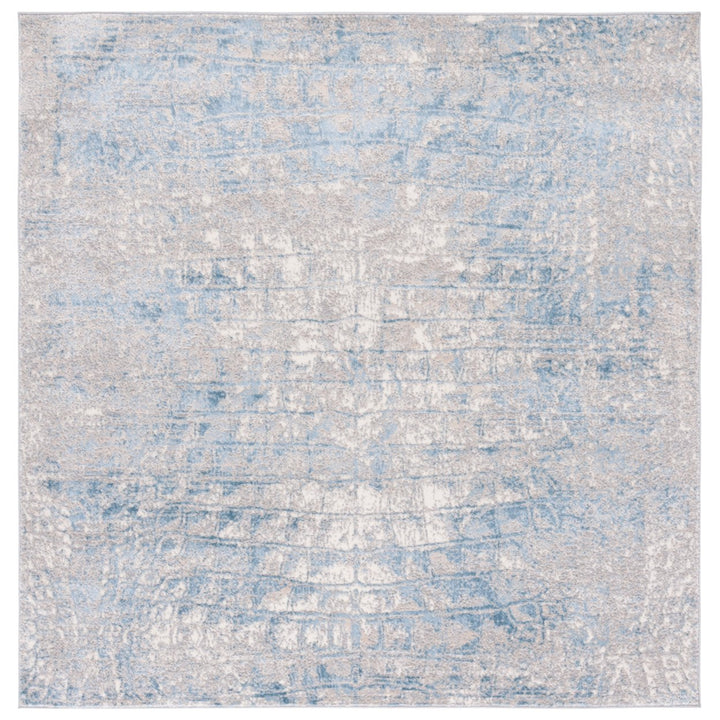 SAFAVIEH Lagoon Collection LGN574M Blue / Grey Rug Image 1