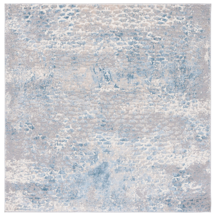 SAFAVIEH Lagoon Collection LGN576F Grey / Blue Rug Image 4