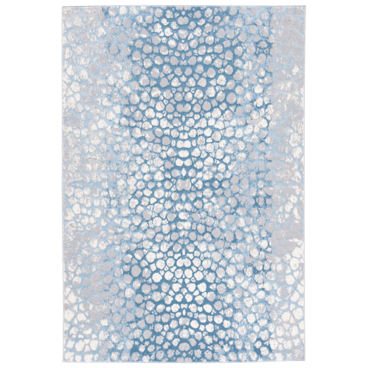 SAFAVIEH Lagoon Collection LGN582M Blue / Grey Rug Image 2