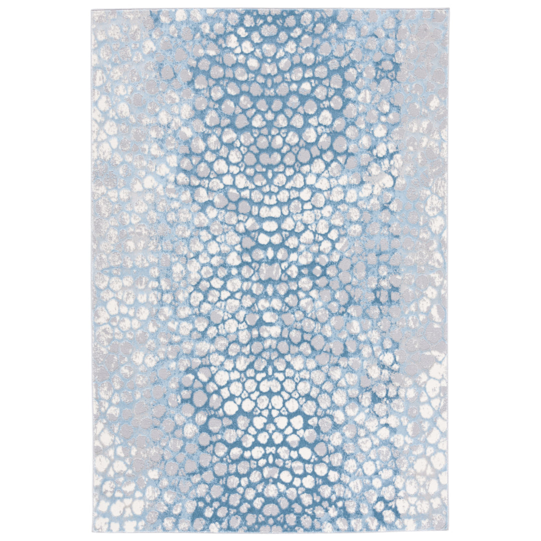 SAFAVIEH Lagoon Collection LGN582M Blue / Grey Rug Image 1