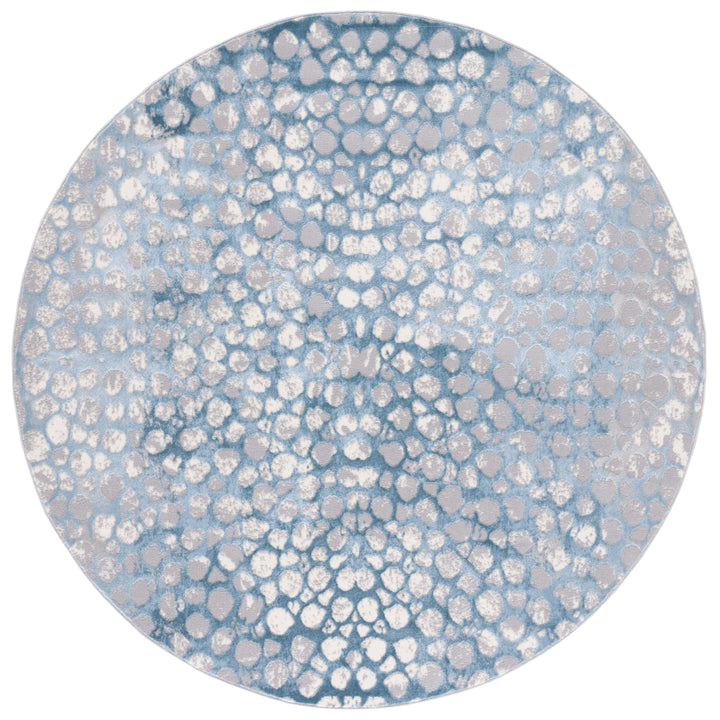 SAFAVIEH Lagoon Collection LGN582M Blue / Grey Rug Image 3