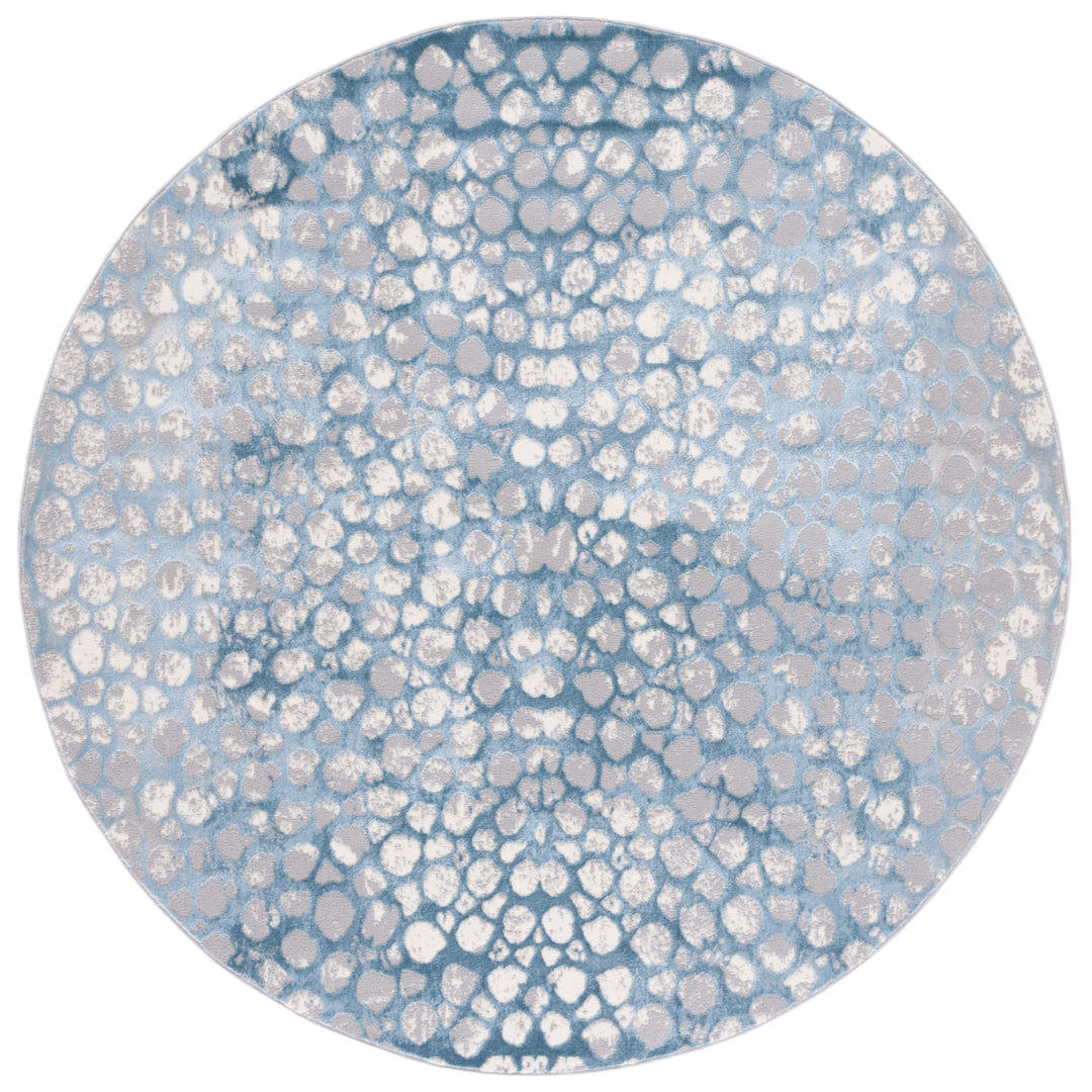 SAFAVIEH Lagoon Collection LGN582M Blue / Grey Rug Image 1