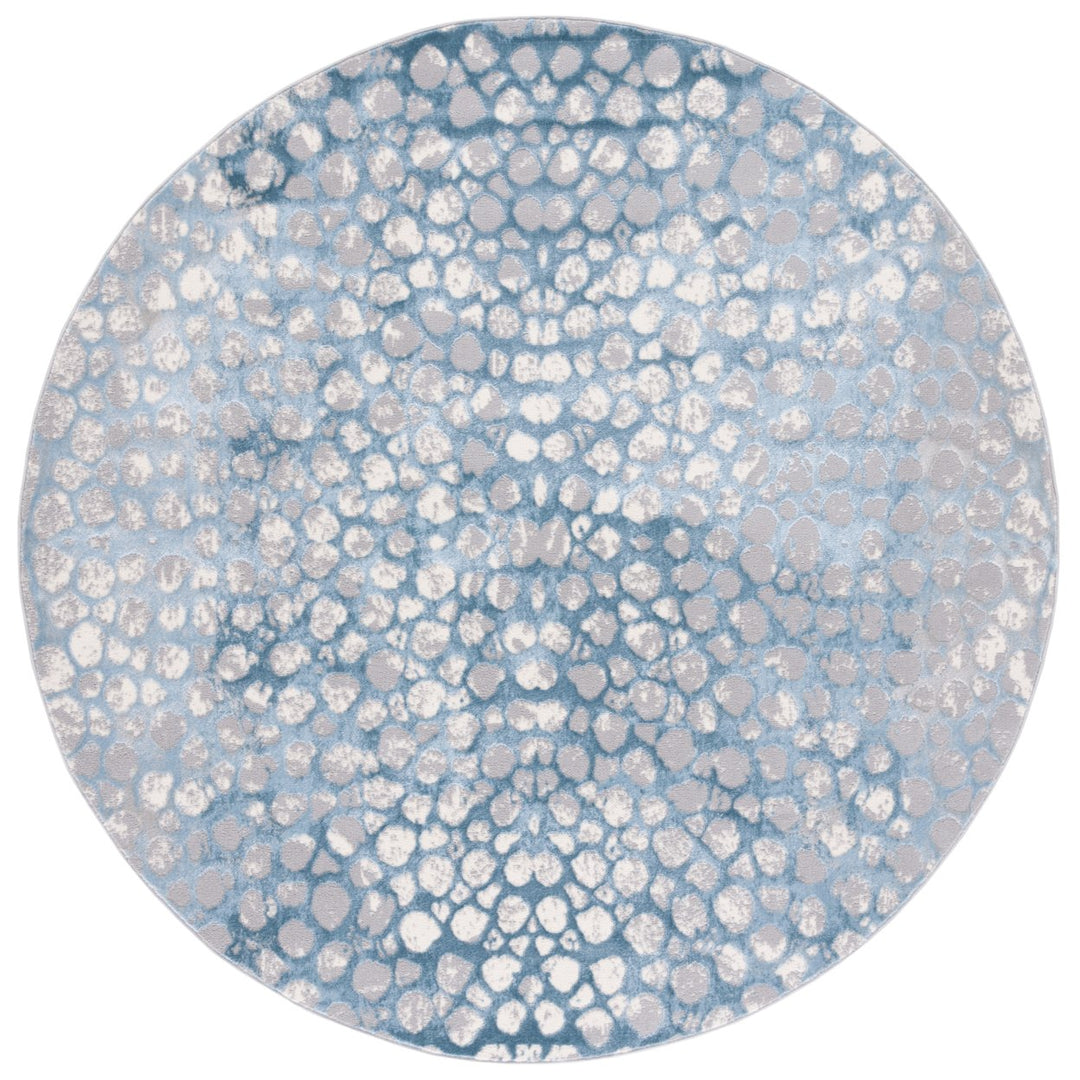 SAFAVIEH Lagoon Collection LGN582M Blue / Grey Rug Image 1