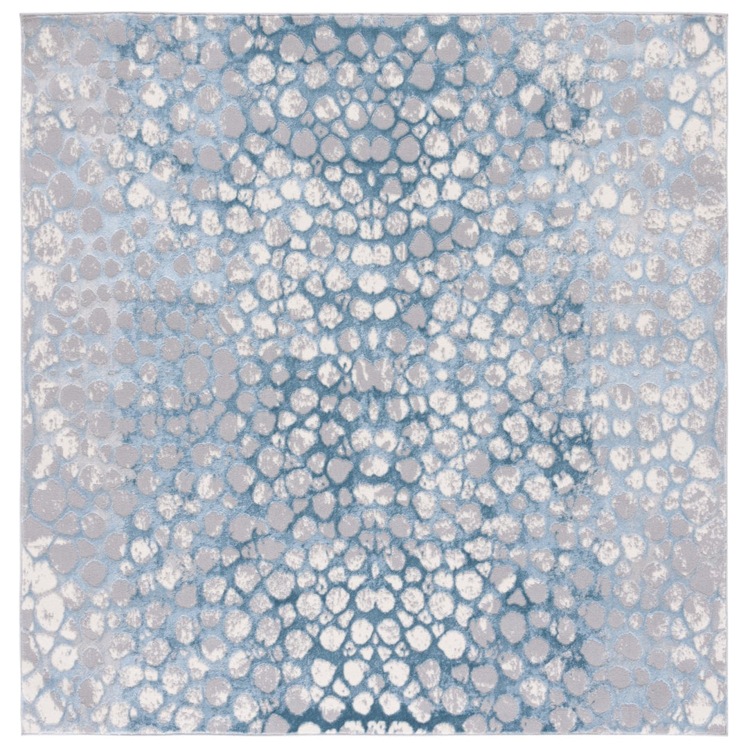 SAFAVIEH Lagoon Collection LGN582M Blue / Grey Rug Image 1