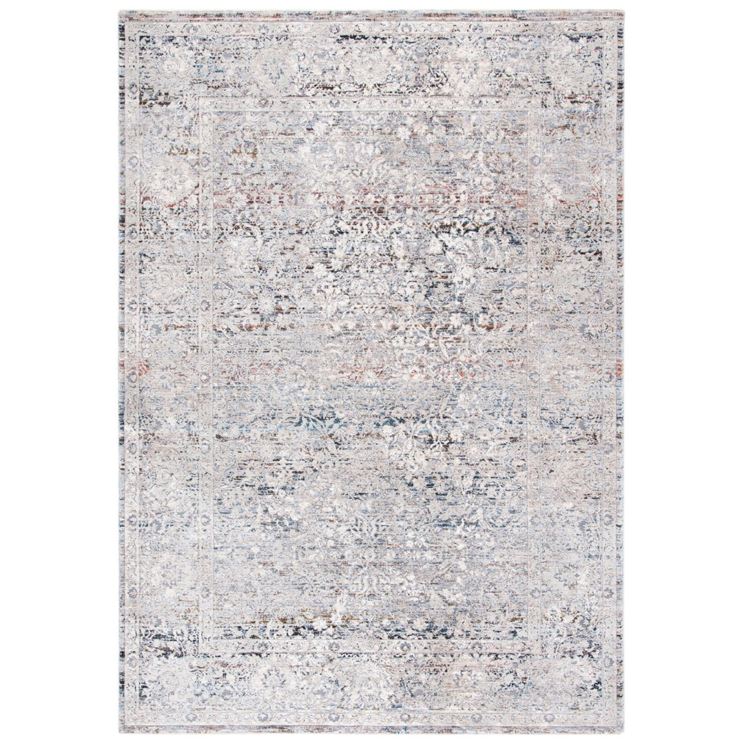 SAFAVIEH Limitee Collection LIM721F Grey / Ivory Rug Image 1