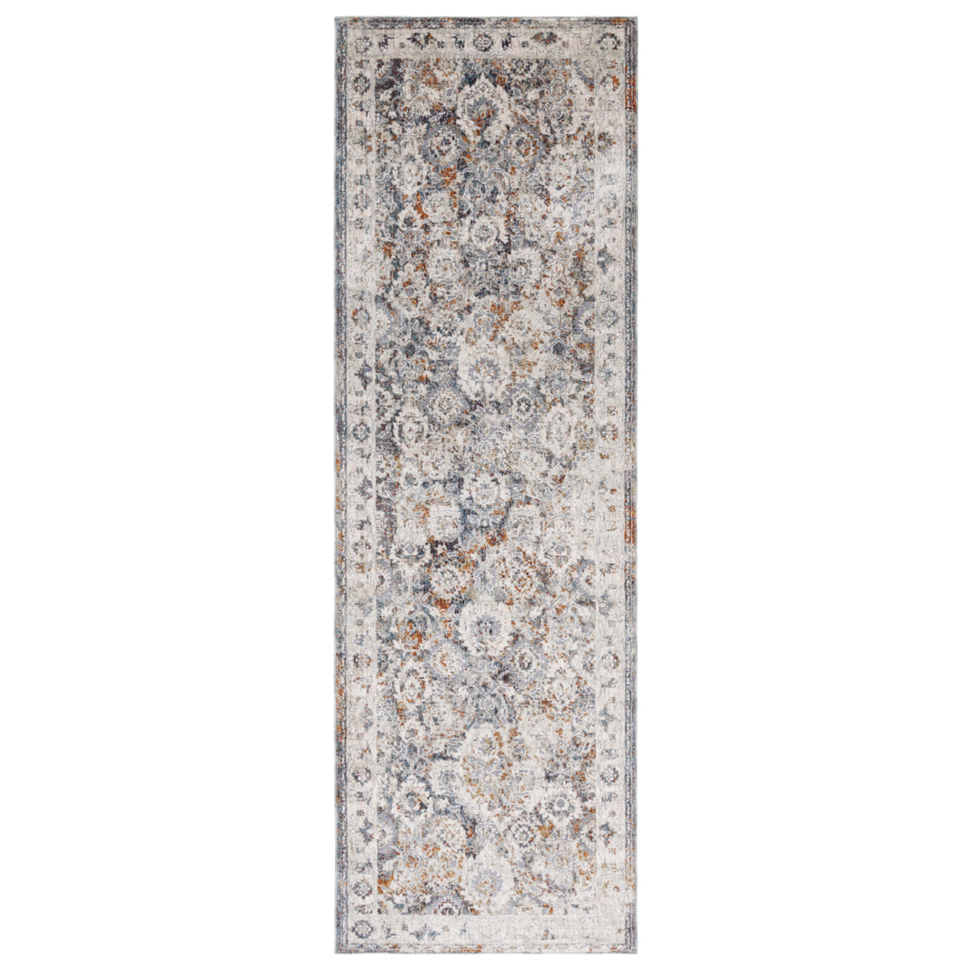 SAFAVIEH Limitee Collection LIM757H Charcoal / Beige Rug Image 2
