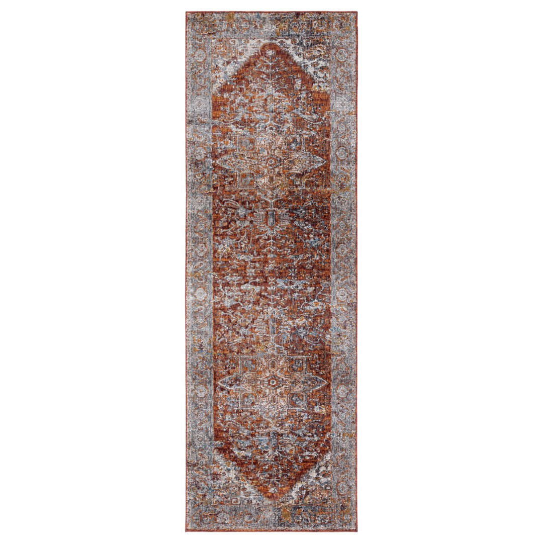 SAFAVIEH Limitee Collection LIM766P Beige / Rust Rug Image 2