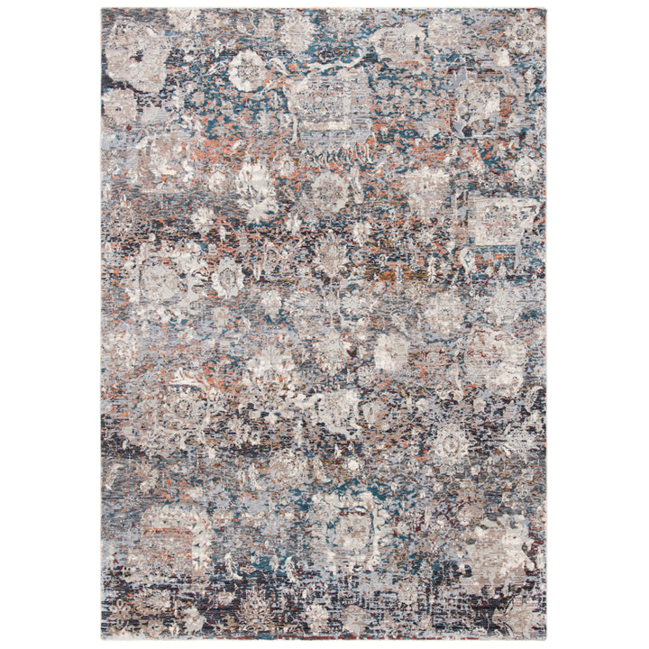 SAFAVIEH Limitee Collection LIM798H Charcoal / Beige Rug Image 3