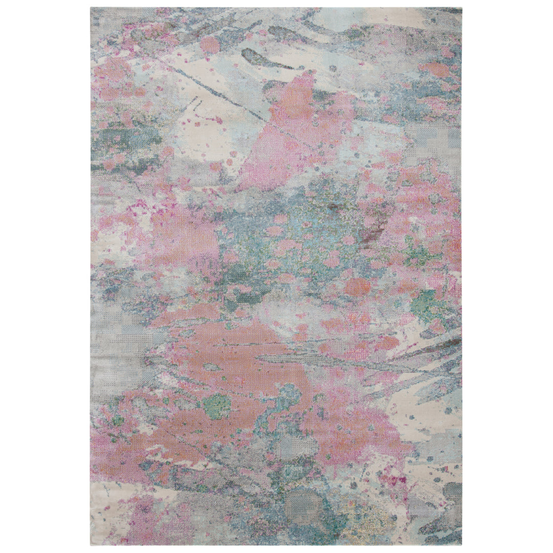 SAFAVIEH Lillian Collection LLN381A Ivory / Pink Rug Image 1