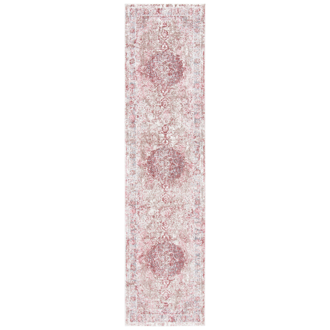 SAFAVIEH Lilypond Collection LLP843A Ivory / Rose Rug Image 1