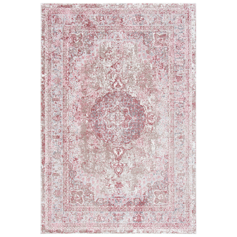 SAFAVIEH Lilypond Collection LLP843A Ivory / Rose Rug Image 2