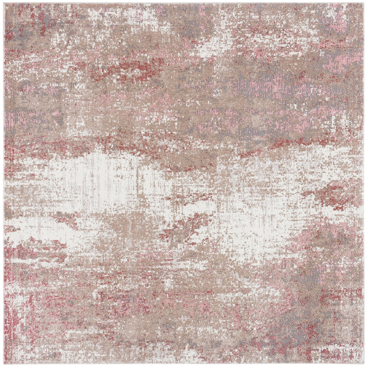 SAFAVIEH Lilypond Collection LLP818U Rose / Ivory Rug Image 3