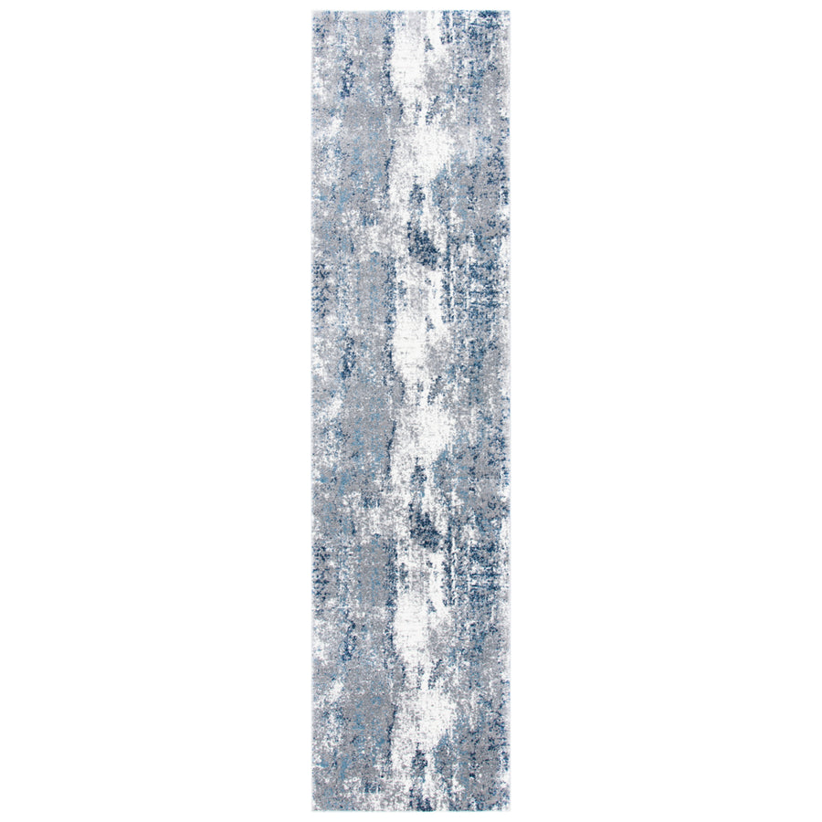 SAFAVIEH Lilypond Collection LLP818F Grey / Blue Rug Image 1