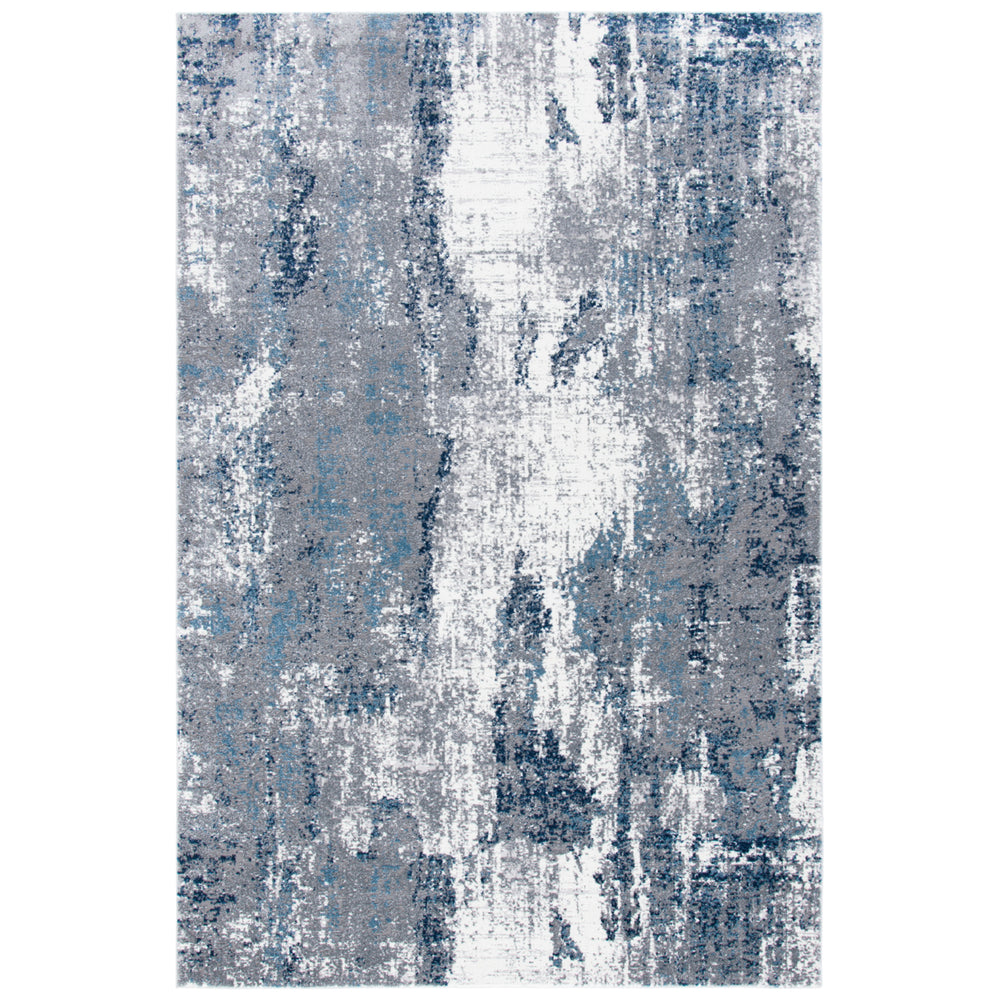 SAFAVIEH Lilypond Collection LLP818F Grey / Blue Rug Image 2