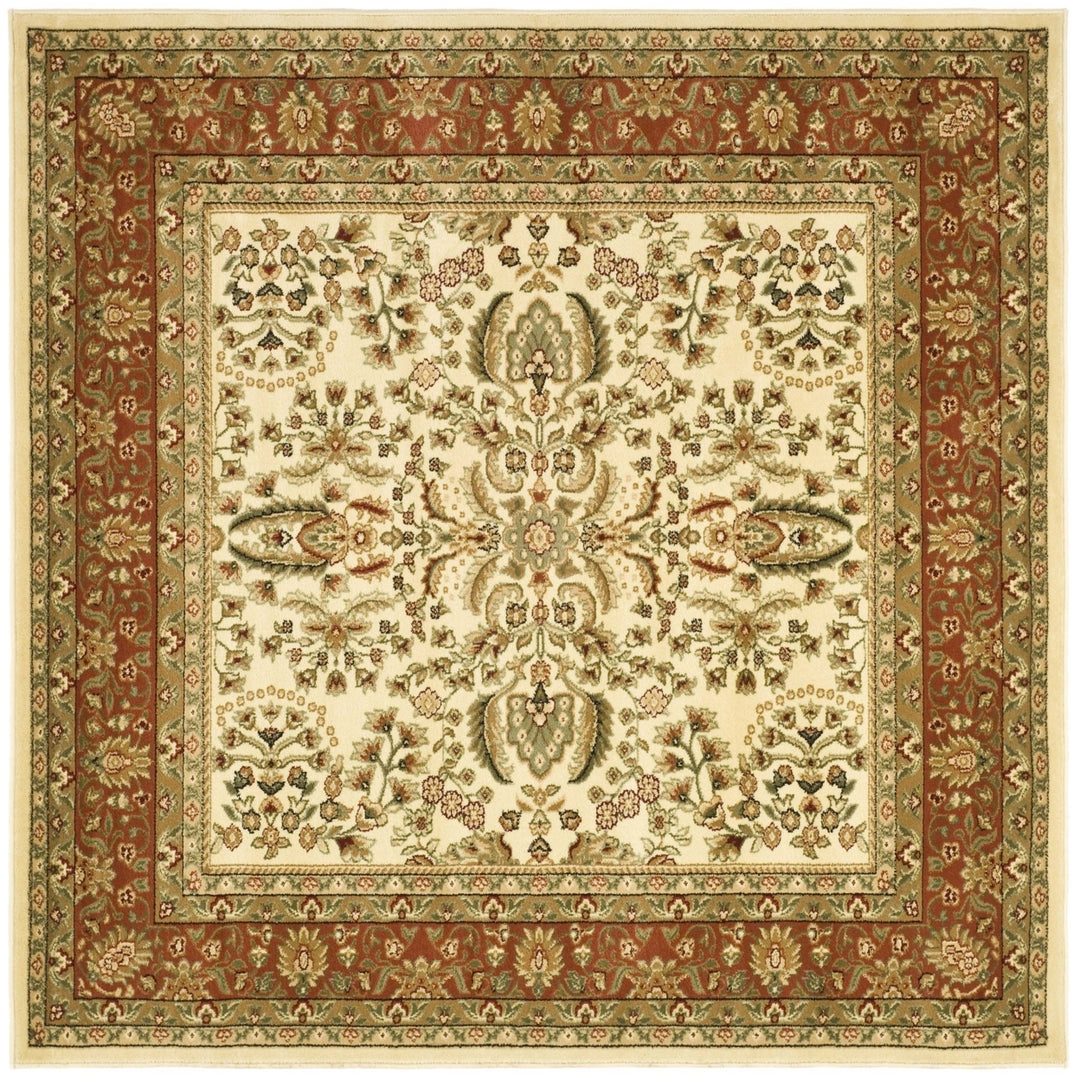 SAFAVIEH Lyndhurst LNH214R Ivory / Rust Rug Image 3