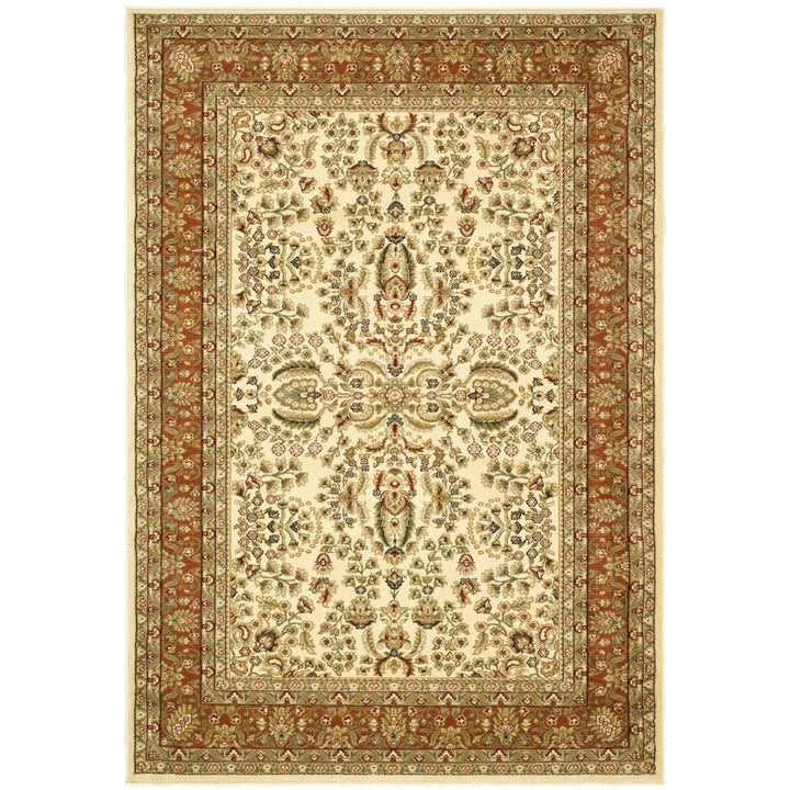 SAFAVIEH Lyndhurst LNH214R Ivory / Rust Rug Image 6