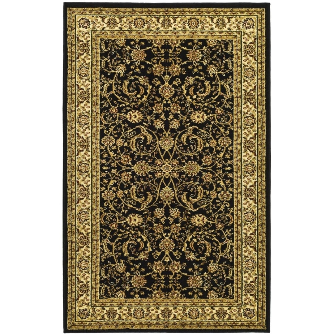 SAFAVIEH Lyndhurst LNH219A Black / Ivory Rug Image 1