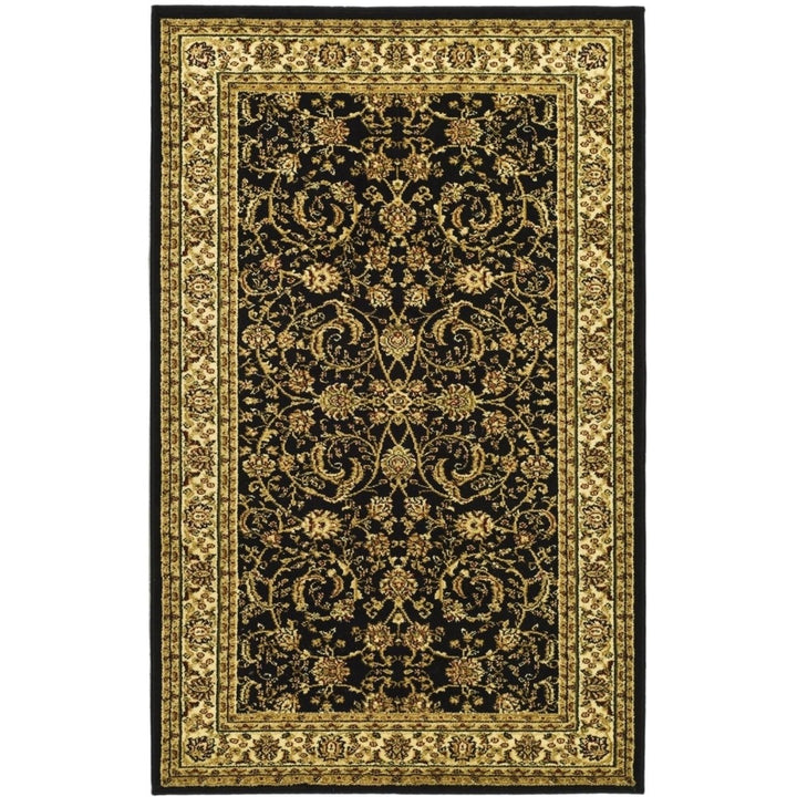 SAFAVIEH Lyndhurst LNH219A Black / Ivory Rug Image 1