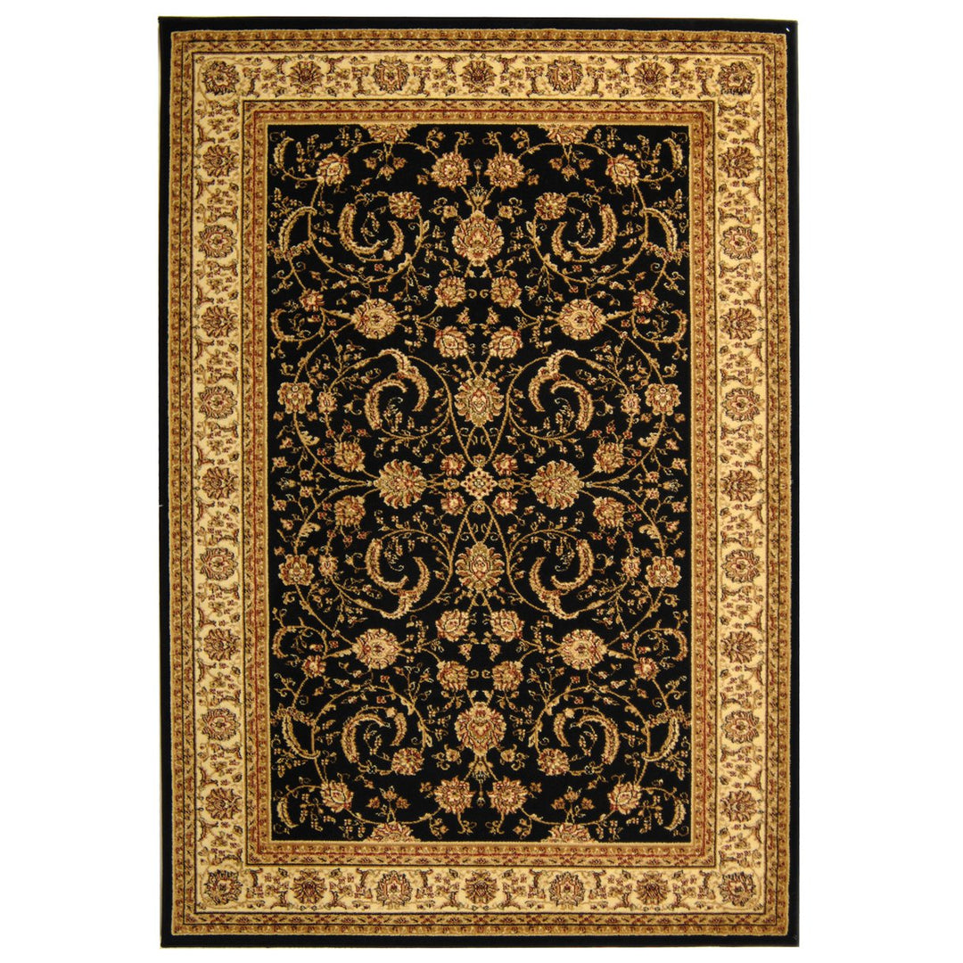 SAFAVIEH Lyndhurst LNH219A Black / Ivory Rug Image 1