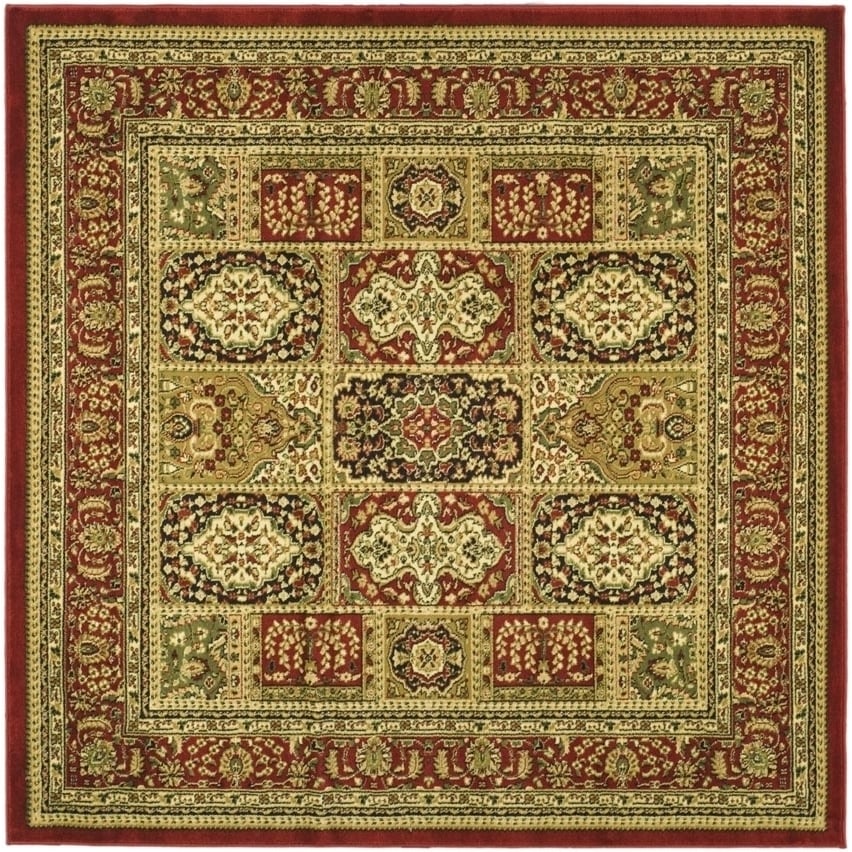 SAFAVIEH Lyndhurst LNH217B Multi / Red Rug Image 1