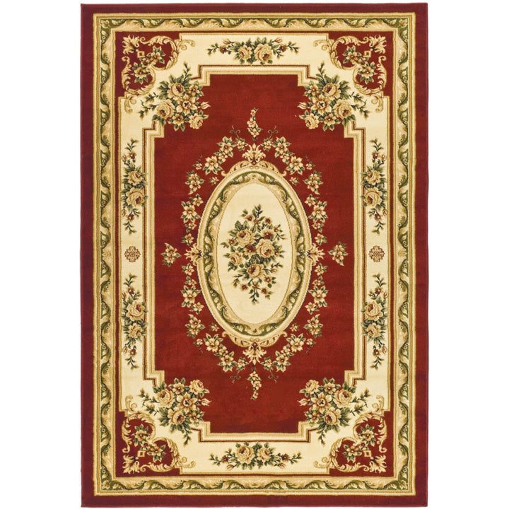 SAFAVIEH Lyndhurst LNH218C Red / Ivory Rug Image 1