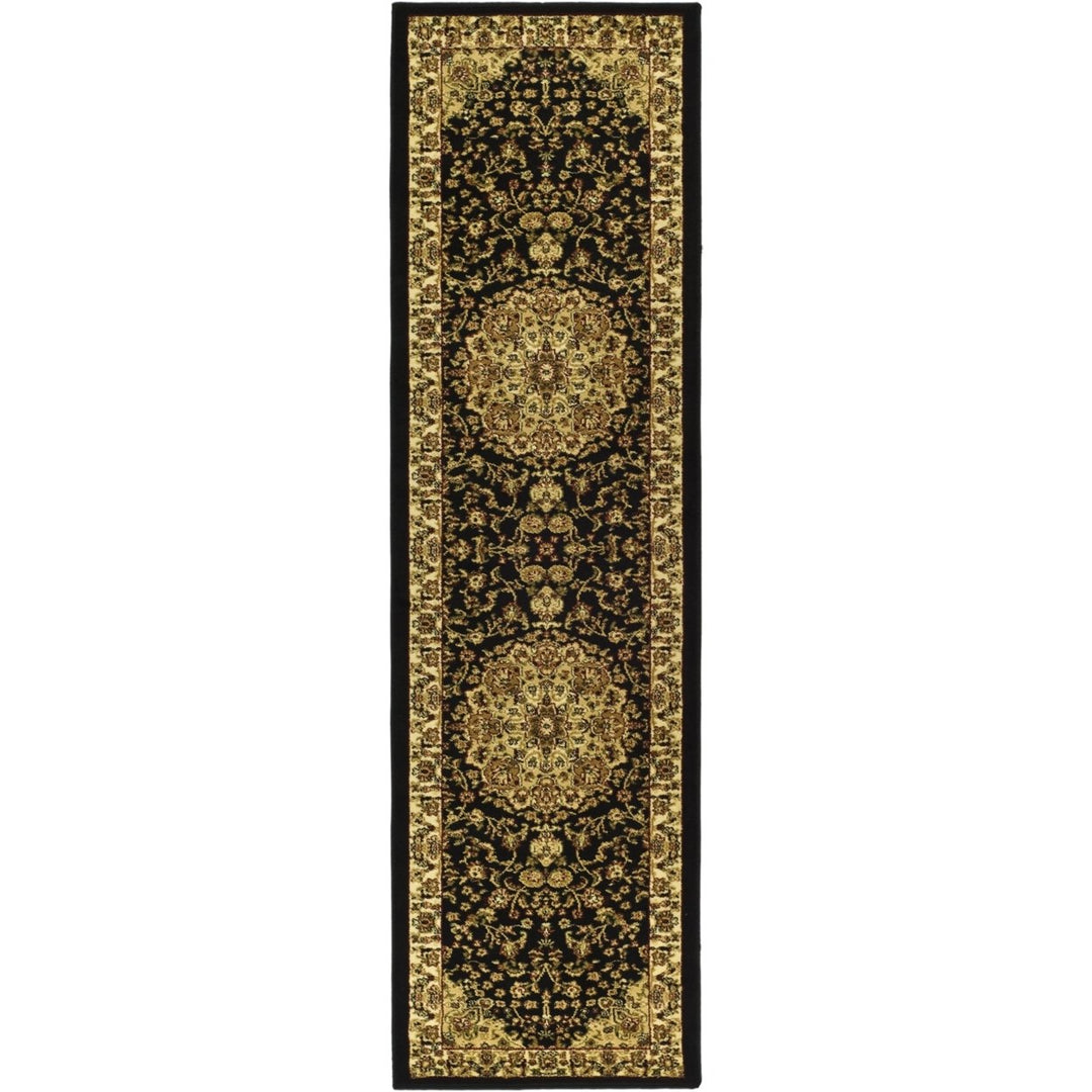 SAFAVIEH Lyndhurst LNH222A Black / Ivory Rug Image 1