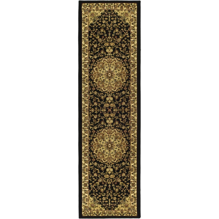 SAFAVIEH Lyndhurst LNH222A Black / Ivory Rug Image 1