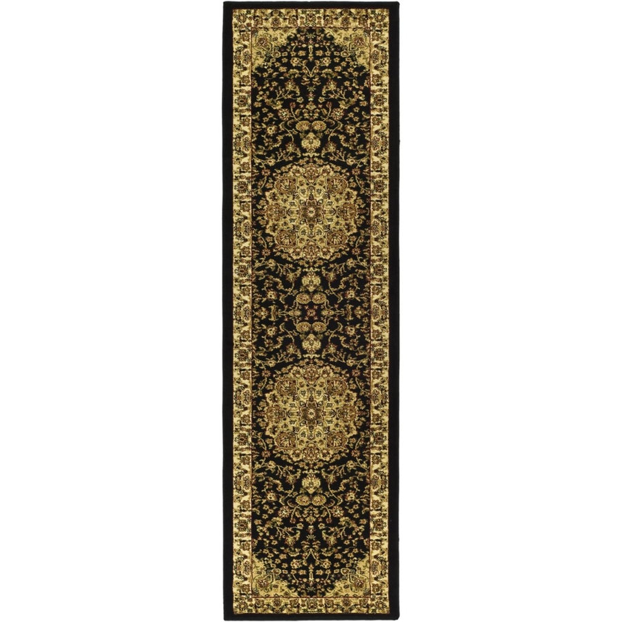 SAFAVIEH Lyndhurst LNH222A Black / Ivory Rug Image 1