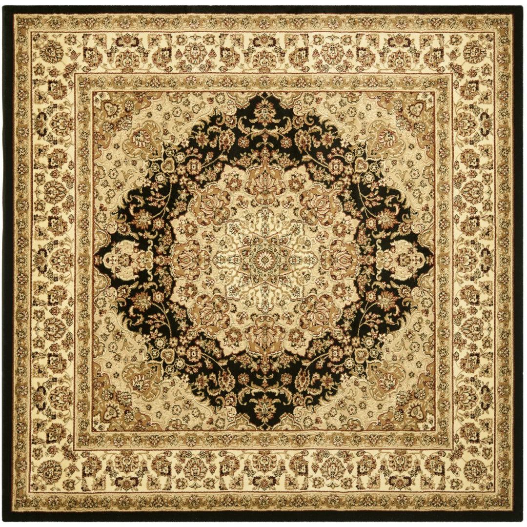 SAFAVIEH Lyndhurst LNH222A Black / Ivory Rug Image 5