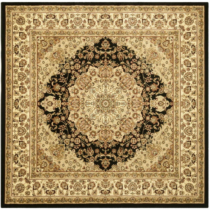 SAFAVIEH Lyndhurst LNH222A Black / Ivory Rug Image 5