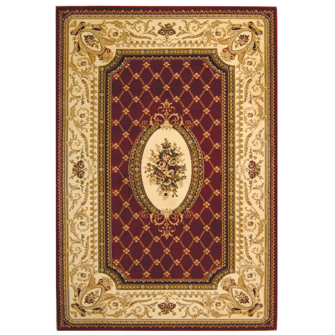 SAFAVIEH Lyndhurst LNH223B Red / Ivory Rug Image 1