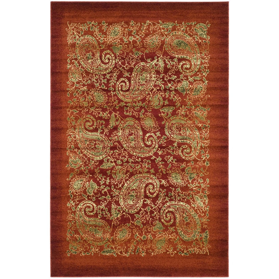 SAFAVIEH Lyndhurst LNH224B Red / Multi Rug Image 5