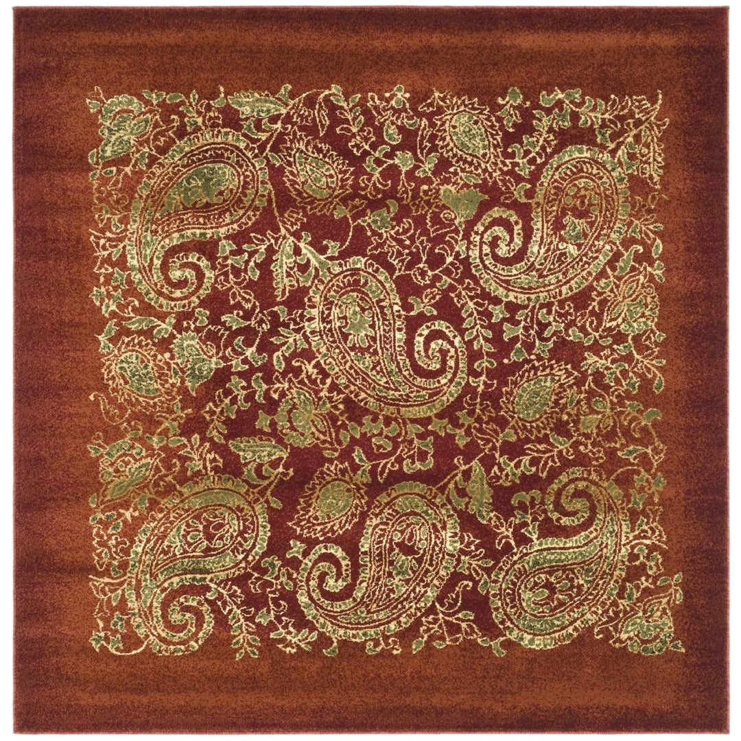 SAFAVIEH Lyndhurst LNH224B Red / Multi Rug Image 6