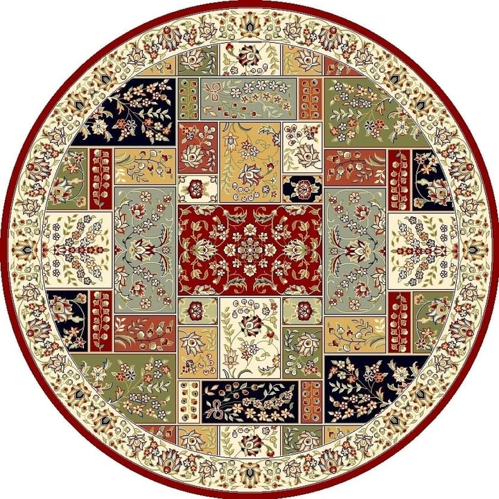 SAFAVIEH Lyndhurst LNH318A Multi / Ivory Rug Image 1