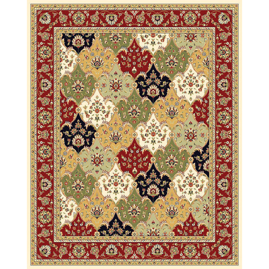 SAFAVIEH Lyndhurst LNH320A Multi / Red Rug Image 6