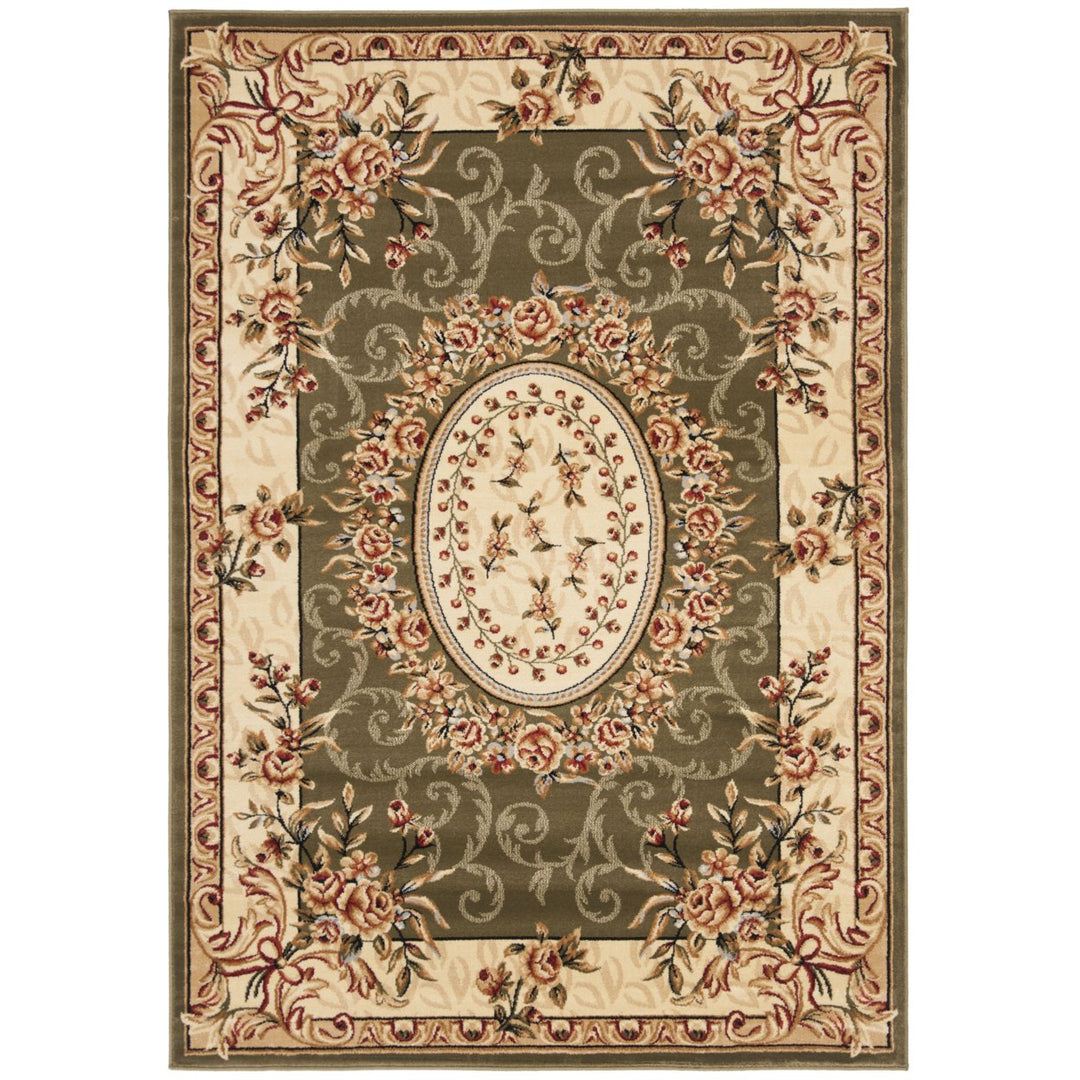 SAFAVIEH Lyndhurst LNH328B Sage / Ivory Rug Image 1