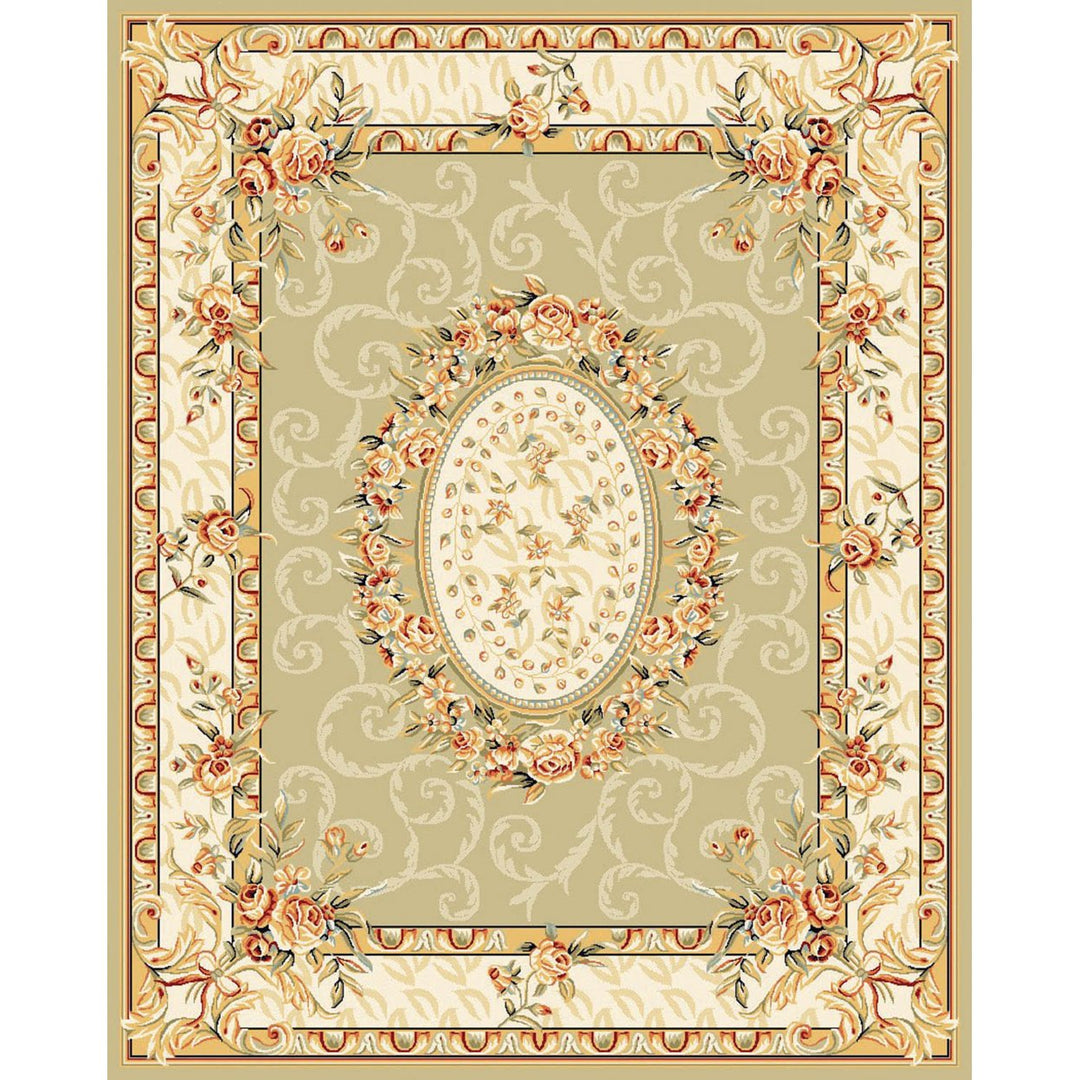 SAFAVIEH Lyndhurst LNH328B Sage / Ivory Rug Image 1