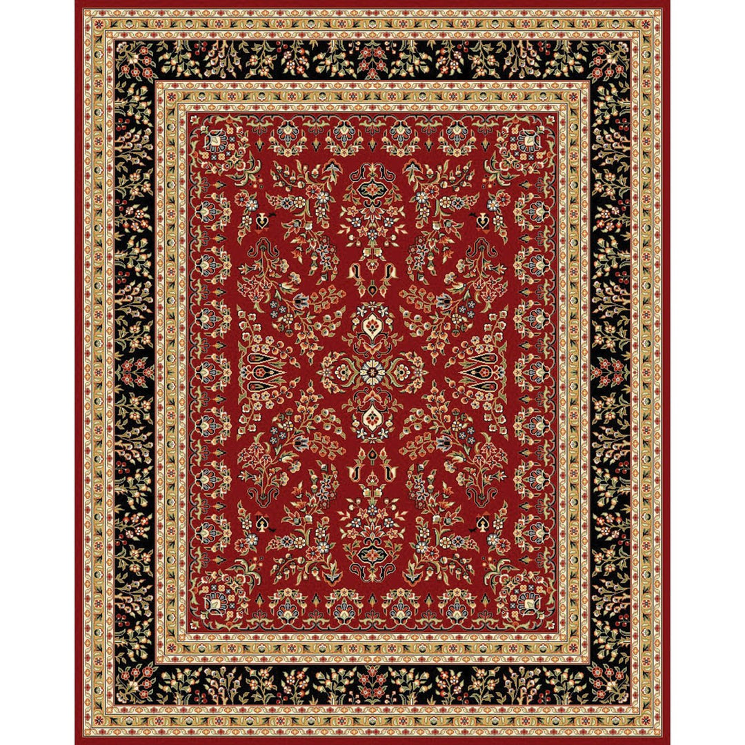 SAFAVIEH Lyndhurst LNH331B Red / Black Rug Image 1